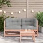 vidaXL Garten-Ecksofas mit Kissen 2 Stk. Massivholz Douglasie vidaXL Garten-Ecksofas mit Kissen 2 Stk. Massivholz Douglasie
