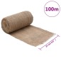 vidaXL Jutegewebe 0,25x100 m 100% Jute 200 g/m² vidaXL Jutegewebe 0,25x100 m 100% Jute 200 g/m²