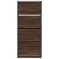 vidaXL Schuhschrank mit 4 Klappen Braun Eiche-Optik 80x34x187,5 cm vidaXL Schuhschrank mit 4 Klappen Braun Eiche-Optik 80x34x187,5 cm