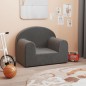 vidaXL Kindersofa Anthrazit Weich Plüsch vidaXL Kindersofa Anthrazit Weich Plüsch
