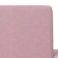 vidaXL Kinder-Schlafsofa 2-Sitzer Rosa Weicher Plüsch