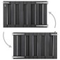 vidaXL Gartentor WPC 100 x 60 cm Grau vidaXL Gartentor WPC 100 x 60 cm Grau