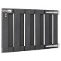 vidaXL Gartentor WPC 100 x 60 cm Grau vidaXL Gartentor WPC 100 x 60 cm Grau