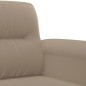vidaXL 3-tlg. Sofagarnitur mit Kissen Taupe Mikrofasergewebe vidaXL 3-tlg. Sofagarnitur mit Kissen Taupe Mikrofasergewebe
