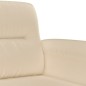 vidaXL 2-tlg. Sofagarnitur mit Kissen Creme Mikrofasergewebe vidaXL 2-tlg. Sofagarnitur mit Kissen Creme Mikrofasergewebe