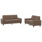 vidaXL 2-tlg. Sofagarnitur Braun Stoff vidaXL 2-tlg. Sofagarnitur Braun Stoff