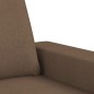 vidaXL 2-tlg. Sofagarnitur Braun Stoff vidaXL 2-tlg. Sofagarnitur Braun Stoff