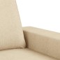 vidaXL 2-tlg. Sofagarnitur Creme Stoff vidaXL 2-tlg. Sofagarnitur Creme Stoff