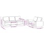 vidaXL 2-tlg. Sofagarnitur Creme Stoff vidaXL 2-tlg. Sofagarnitur Creme Stoff