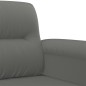 vidaXL 4-tlg. Sofagarnitur mit Kissen Dunkelgrau Mikrofasergewebe vidaXL 4-tlg. Sofagarnitur mit Kissen Dunkelgrau Mikrofasergewebe