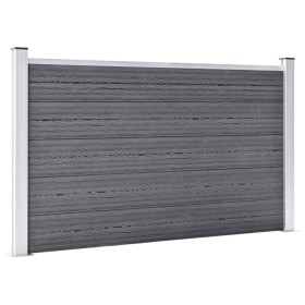 vidaXL Gartenzaun WPC 872x106 cm Grau