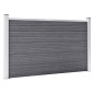 vidaXL Gartenzaun WPC 872x106 cm Grau vidaXL Gartenzaun WPC 872x106 cm Grau