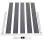 vidaXL Gartenzaun WPC 872x106 cm Grau vidaXL Gartenzaun WPC 872x106 cm Grau