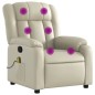 vidaXL Massagesessel Creme Kunstleder vidaXL Massagesessel Creme Kunstleder