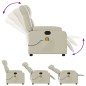 vidaXL Massagesessel Creme Kunstleder vidaXL Massagesessel Creme Kunstleder