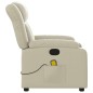 vidaXL Massagesessel Creme Kunstleder vidaXL Massagesessel Creme Kunstleder