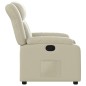 vidaXL Relaxsessel Creme Kunstleder