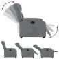 vidaXL Relaxsessel Grau Kunstleder vidaXL Relaxsessel Grau Kunstleder