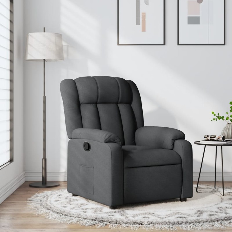 vidaXL Relaxsessel Dunkelgrau Stoff vidaXL Relaxsessel Dunkelgrau Stoff