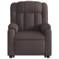 vidaXL Massagesessel mit Aufstehhilfe Dunkelbraun Stoff vidaXL Massagesessel mit Aufstehhilfe Dunkelbraun Stoff