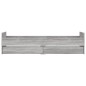 vidaXL Bettgestell mit Schubladen Grau Sonoma 90x200 cm vidaXL Bettgestell mit Schubladen Grau Sonoma 90x200 cm