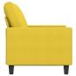 vidaXL 2-Sitzer-Sofa Hellgelb 120 cm Stoff vidaXL 2-Sitzer-Sofa Hellgelb 120 cm Stoff