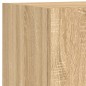 vidaXL 4-tlg. Wohnwand mit LED-Beleuchtung Sonoma-Eiche Holzwerkstoff vidaXL 4-tlg. Wohnwand mit LED-Beleuchtung Sonoma-Eiche Holzwerkstoff
