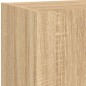 vidaXL 5-tlg. Wohnwand mit LED-Beleuchtung Sonoma-Eiche Holzwerkstoff vidaXL 5-tlg. Wohnwand mit LED-Beleuchtung Sonoma-Eiche Holzwerkstoff