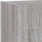 vidaXL 5-tlg. Wohnwand mit LED-Beleuchtung Grau Sonoma Holzwerkstoff vidaXL 5-tlg. Wohnwand mit LED-Beleuchtung Grau Sonoma Holzwerkstoff