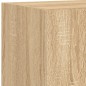 vidaXL 6-tlg. Wohnwand mit LED-Beleuchtung Sonoma-Eiche Holzwerkstoff vidaXL 6-tlg. Wohnwand mit LED-Beleuchtung Sonoma-Eiche Holzwerkstoff