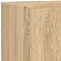 vidaXL 4-tlg. Wohnwand mit LED-Beleuchtung Sonoma-Eiche Holzwerkstoff vidaXL 4-tlg. Wohnwand mit LED-Beleuchtung Sonoma-Eiche Holzwerkstoff