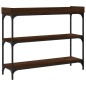 vidaXL Konsolentisch mit Ablagen Braun Eichen-Optik 100x30x80 cm vidaXL Konsolentisch mit Ablagen Braun Eichen-Optik 100x30x80 cm