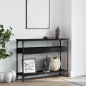vidaXL Konsolentisch mit Ablage Schwarz 100x29x75cm Holzwerkstoff vidaXL Konsolentisch mit Ablage Schwarz 100x29x75cm Holzwerkstoff