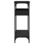 vidaXL Konsolentisch mit Ablage Schwarz 100x29x75cm Holzwerkstoff vidaXL Konsolentisch mit Ablage Schwarz 100x29x75cm Holzwerkstoff