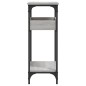 vidaXL Konsolentisch mit Ablage Grau Sonoma 75x29x75cm Holzwerkstoff vidaXL Konsolentisch mit Ablage Grau Sonoma 75x29x75cm Holzwerkstoff