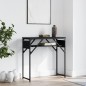 vidaXL Konsolentisch mit Ablage Schwarz 100x29x75cm Holzwerkstoff vidaXL Konsolentisch mit Ablage Schwarz 100x29x75cm Holzwerkstoff
