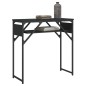 vidaXL Konsolentisch mit Ablage Schwarz 100x29x75cm Holzwerkstoff vidaXL Konsolentisch mit Ablage Schwarz 100x29x75cm Holzwerkstoff
