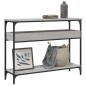 vidaXL Konsolentisch mit Ablage Grau Sonoma 100x29x75cm Holzwerkstoff vidaXL Konsolentisch mit Ablage Grau Sonoma 100x29x75cm Holzwerkstoff
