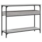 vidaXL Konsolentisch mit Ablage Grau Sonoma 100x29x75cm Holzwerkstoff vidaXL Konsolentisch mit Ablage Grau Sonoma 100x29x75cm Holzwerkstoff