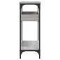 vidaXL Konsolentisch mit Ablage Grau Sonoma 100x29x75cm Holzwerkstoff vidaXL Konsolentisch mit Ablage Grau Sonoma 100x29x75cm Holzwerkstoff