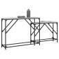 vidaXL Konsolentische 2 Stk. Grau Sonoma Holzwerkstoff vidaXL Konsolentische 2 Stk. Grau Sonoma Holzwerkstoff