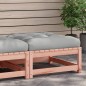 vidaXL Gartenhocker mit Kissen Massivholz Douglasie vidaXL Gartenhocker mit Kissen Massivholz Douglasie