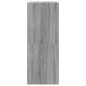 vidaXL Schuhschrank mit 2 Klappen Grau Sonoma 80x42x108 cm vidaXL Schuhschrank mit 2 Klappen Grau Sonoma 80x42x108 cm