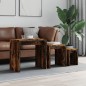 vidaXL Satztische 3 Stk. Räuchereiche Holzwerkstoff vidaXL Satztische 3 Stk. Räuchereiche Holzwerkstoff