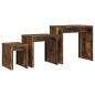 vidaXL Satztische 3 Stk. Räuchereiche Holzwerkstoff vidaXL Satztische 3 Stk. Räuchereiche Holzwerkstoff