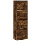 vidaXL Schuhschrank mit 4 Klappen Räuchereiche 60x34x187,5 cm vidaXL Schuhschrank mit 4 Klappen Räuchereiche 60x34x187,5 cm