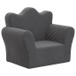 vidaXL Kindersofa Anthrazit Weich Plüsch vidaXL Kindersofa Anthrazit Weich Plüsch