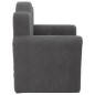 vidaXL Kindersofa Anthrazit Weich Plüsch vidaXL Kindersofa Anthrazit Weich Plüsch