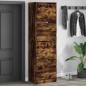 vidaXL Schuhschrank mit 4 Klappen Räuchereiche 60x42x204 cm vidaXL Schuhschrank mit 4 Klappen Räuchereiche 60x42x204 cm