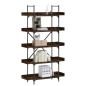 vidaXL Bücherregal 5 Böden Räuchereiche 100x33x180,5 cm Holzwerkstoff vidaXL Bücherregal 5 Böden Räuchereiche 100x33x180,5 cm Holzwerkstoff